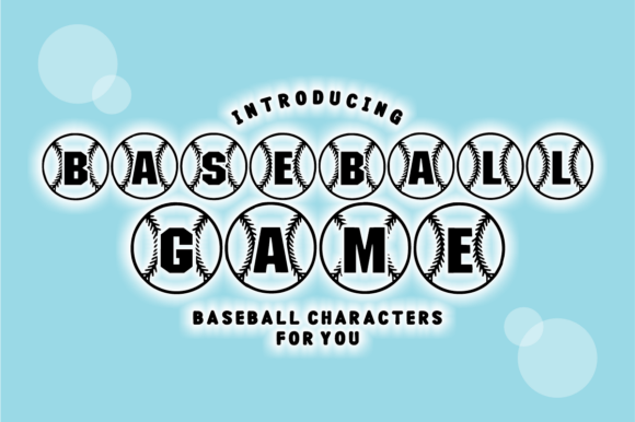 Baseball Game: A Sporty Font for Authentic Designs