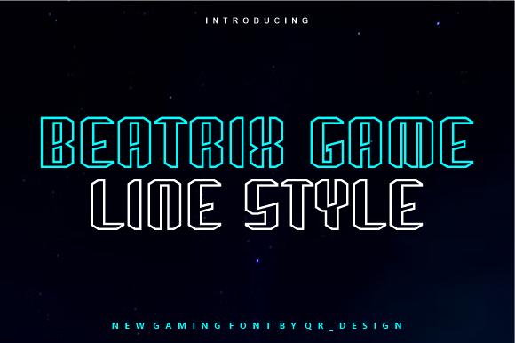 Beatrix Game: Bold Display Font for Gaming and Branding