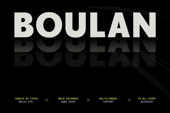 Boulan: A Bold Modern Font for Impactful Design