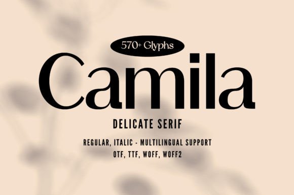 Camila: A Chic Sans-Serif for Modern Elegance