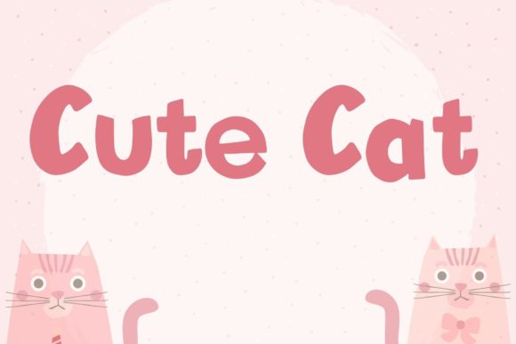 Cute Cat: A Jolly Display Font for Creative Projects