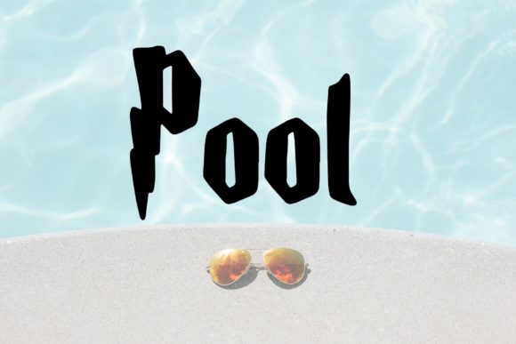 Discover Pool: A Playful Display Font for Creative Projects