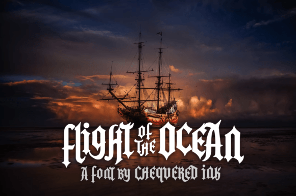 Flight of the Ocean: A Font with Distinctive Character
