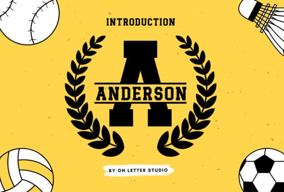 Gameday Monogram: A Bold Sports Font for Dynamic Designs