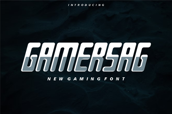 Gamersag: A Modern Font for Game Design and Beyond
