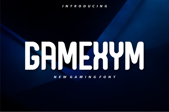 Gamexym: A Modern Geometric Font for Bold Projects