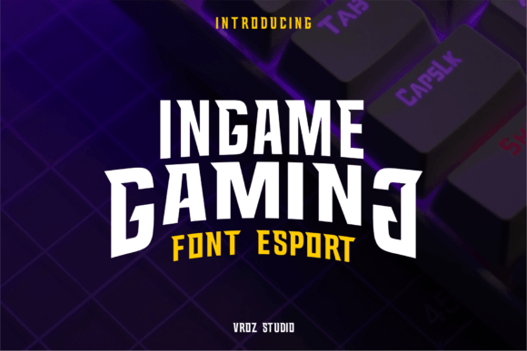INGAME: A Sporty Font for Dynamic Design Projects
