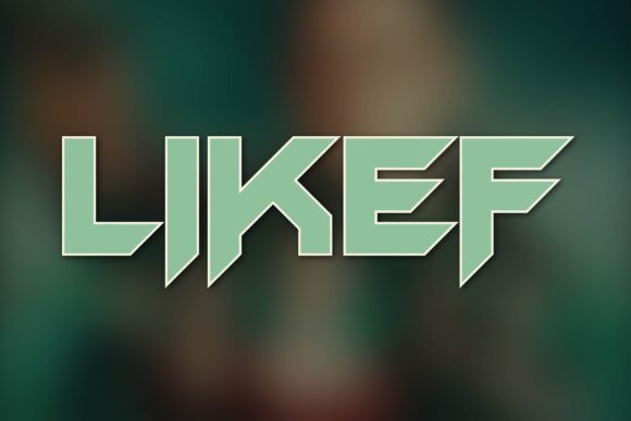 Likef: A Gothic-Techno Display Typeface