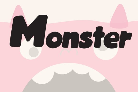 Monster: A Playful Display Font for Creative Projects