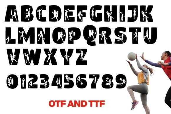 Netball: A Bold Sports Typeface for Dynamic Designs