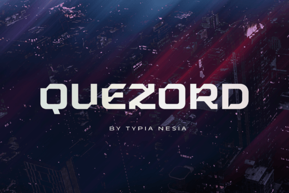 Quezord: The Bold Sans Serif for Futuristic Design