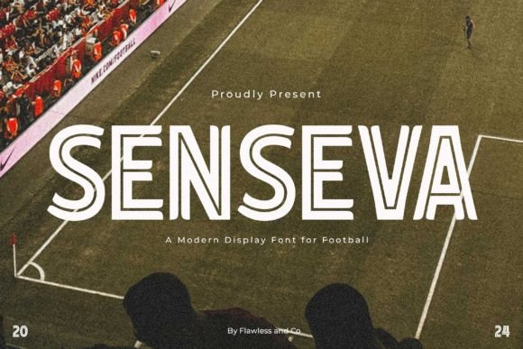 Senseva: The Bold Sports Font for Dynamic Designs