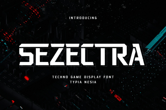 Sezectra: A Modern Typeface for Futuristic Design