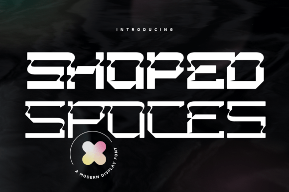 Shaped Spaces: A Cutting-Edge Cyber Sci-Fi Font