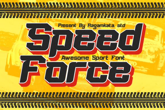 Speed Force: The Dynamic Typeface for High-Impact Design